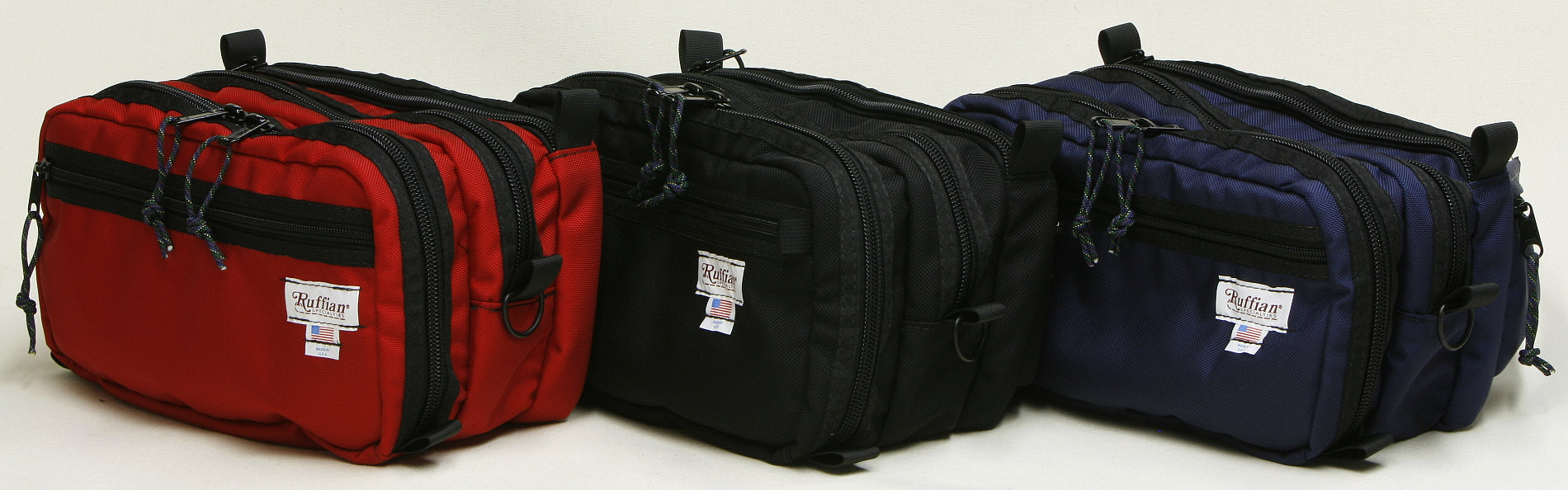 Medical Fanny Pack Three Compartment Colors - Ruffian Specialties 30-09-0010