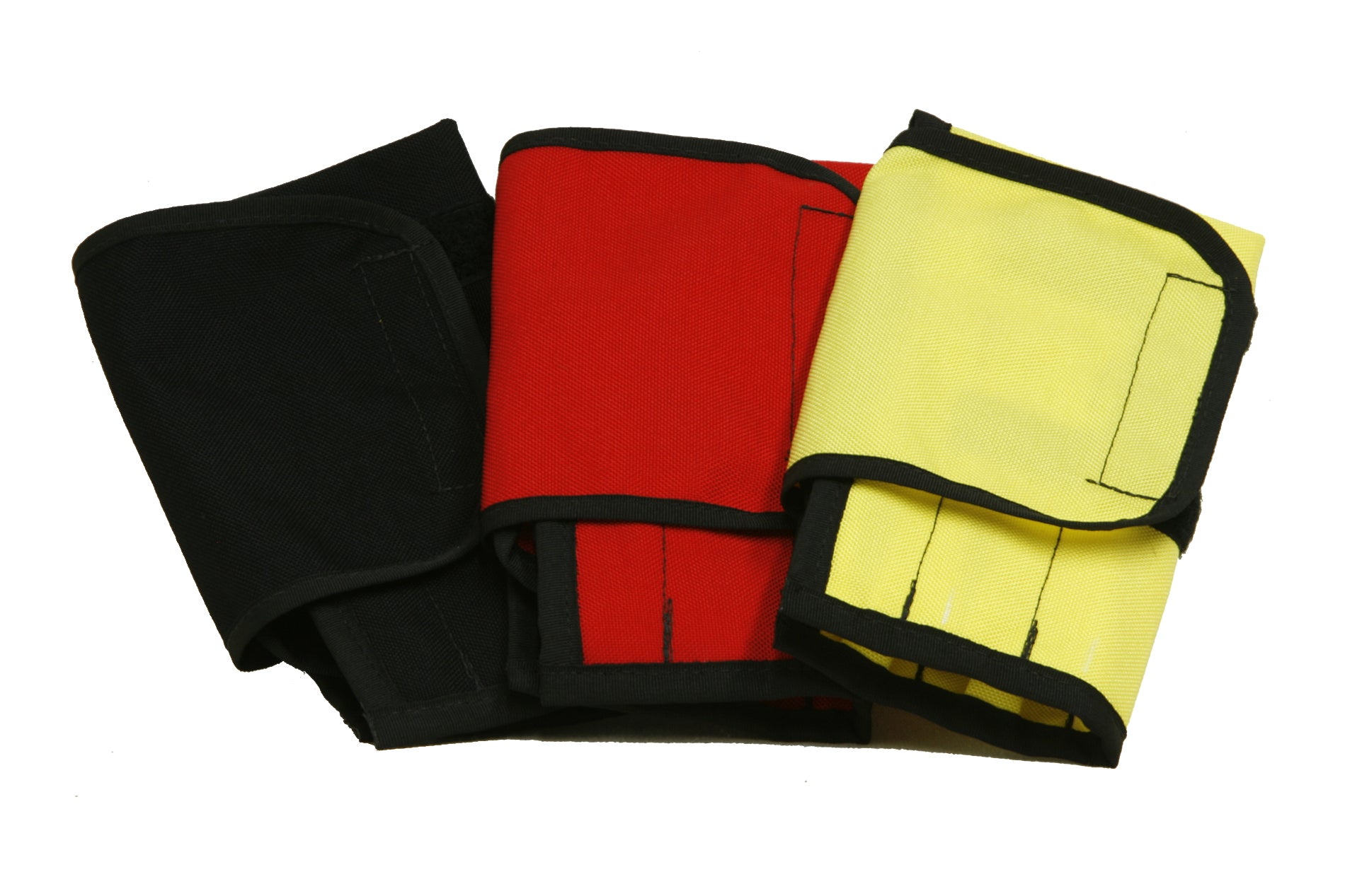 40-01-0100 Turn Out Tool Roll 5 Pocket Red Yellow Black