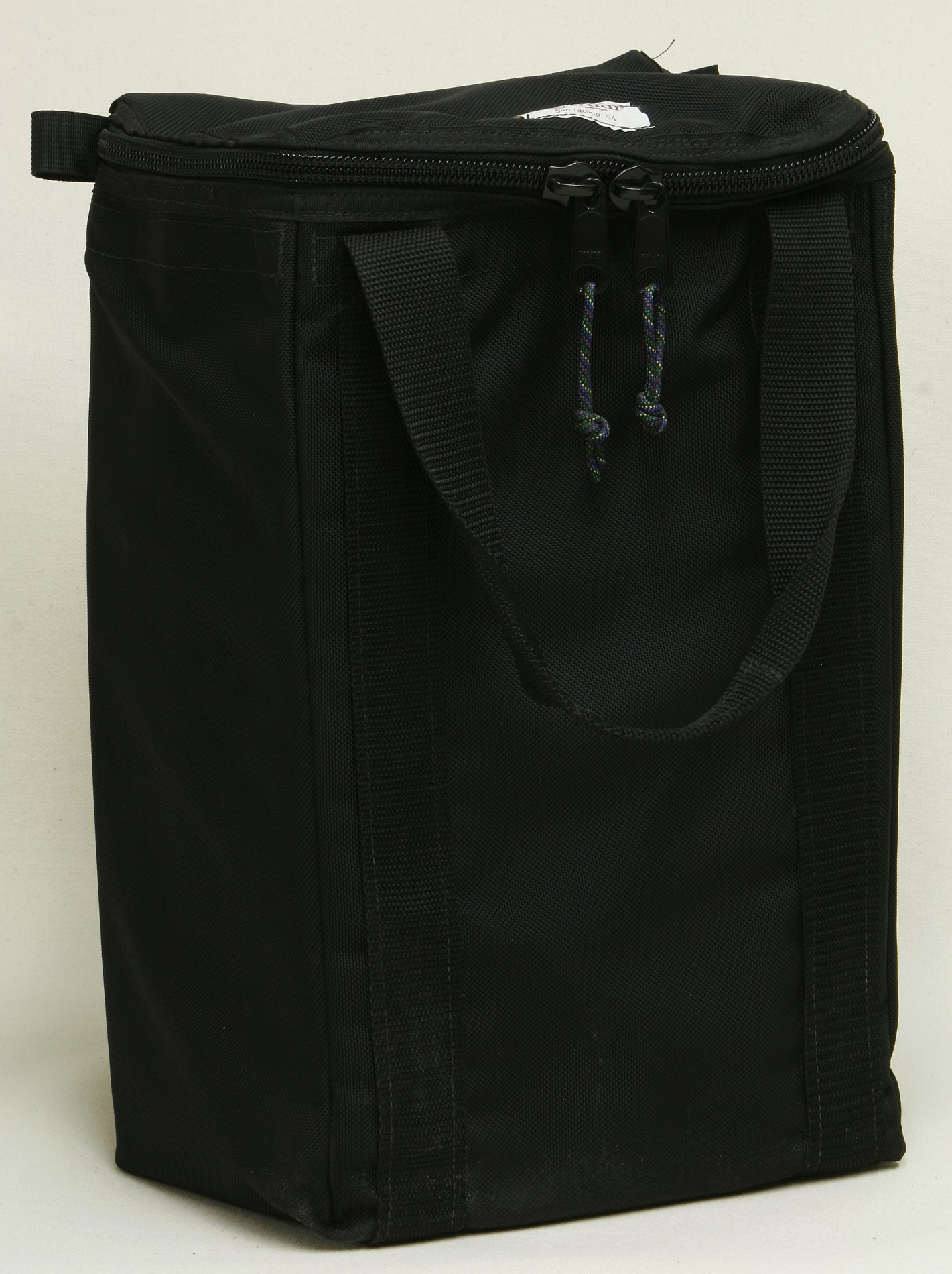 60-03-0015 Ruffian Specialties Oxygen B Cylinder 6 Pack Tote Black Front View
