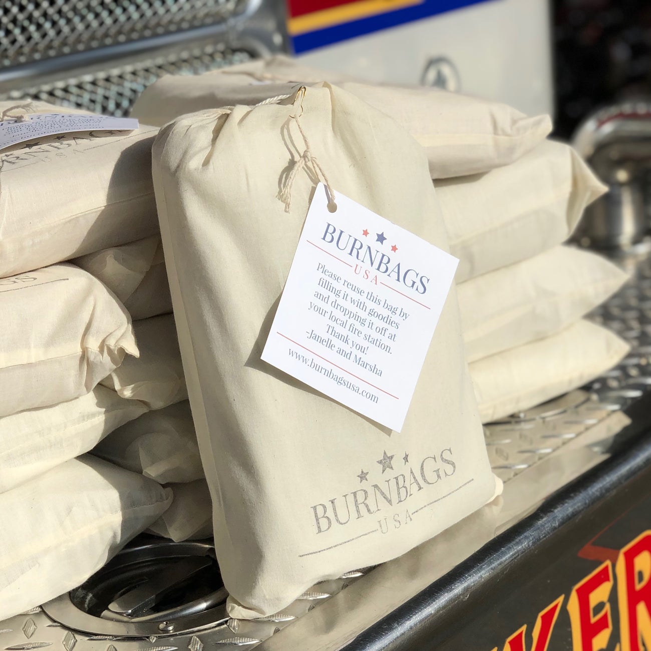 Engine Red Classic Burn Bag