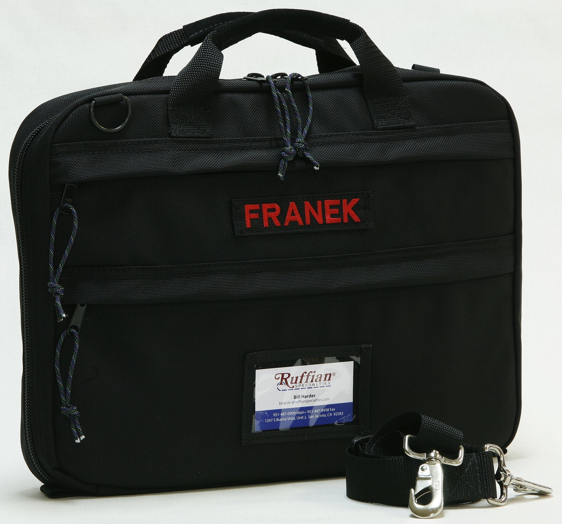 Ballistic Nylon Soft Sided Briefcase