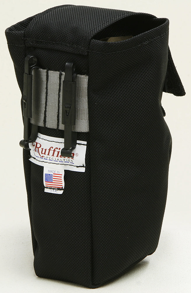 Fire Hose Nozzle Pouch Pasadena FD Style Back - Ruffian Specialties 40-07-0056
