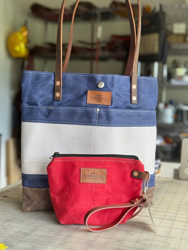 Navy Blue Classic Burn Bag