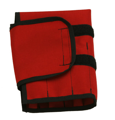 Firefighter Turnout Tool Roll 7 Pocket  Red - Ruffian Specialties 40-01-0101