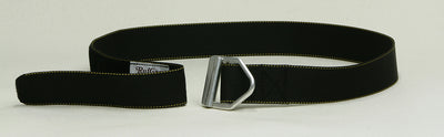 40-01-0202 Firefighter Belt Single Buckle Black Open View