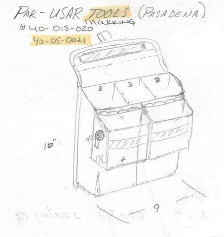 Pack USAR Marking Tools Design Cover - Ruffian Specialties 40-05-0021 