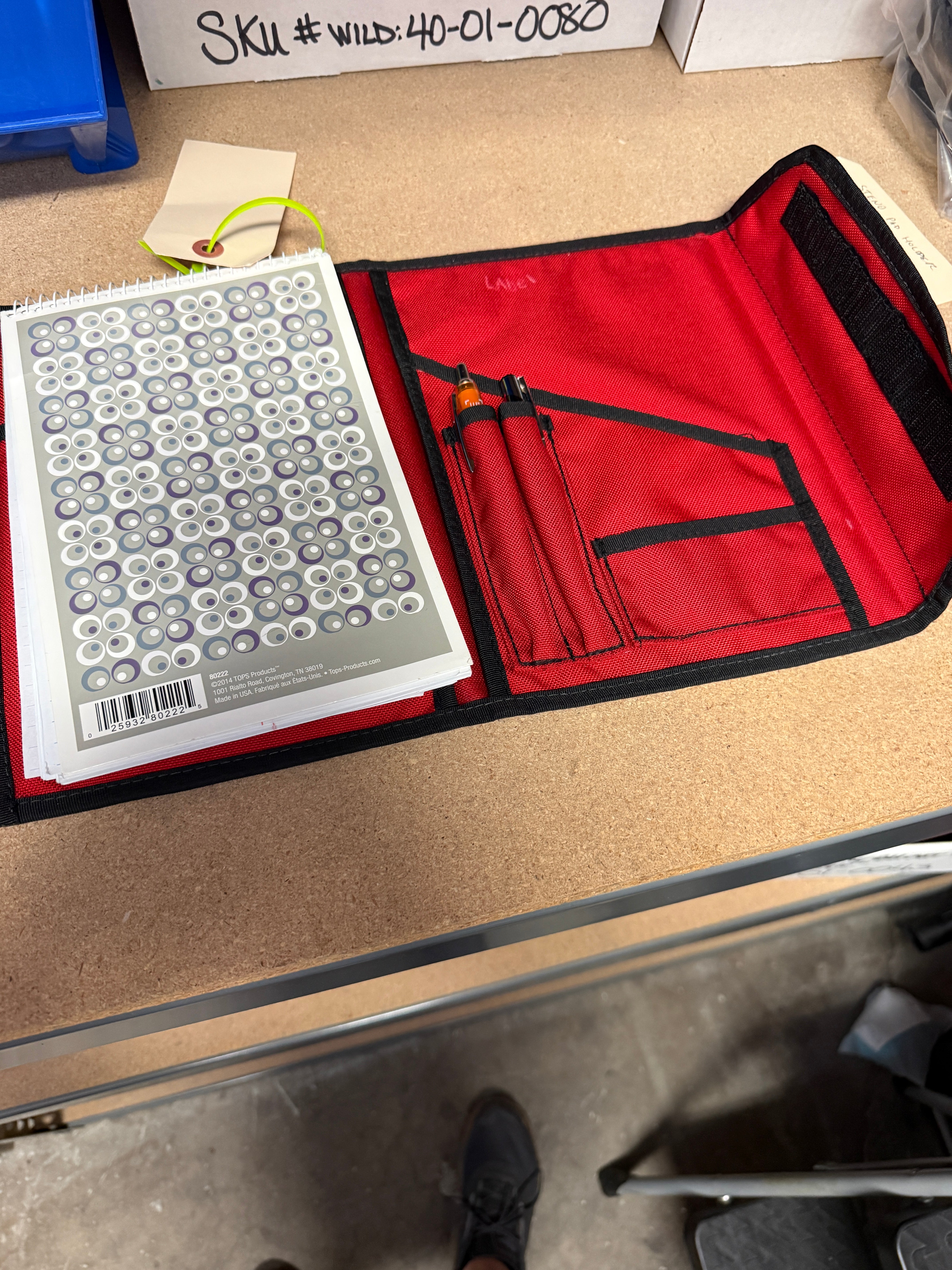 Steno Pad Holder / Organizer Engel Style