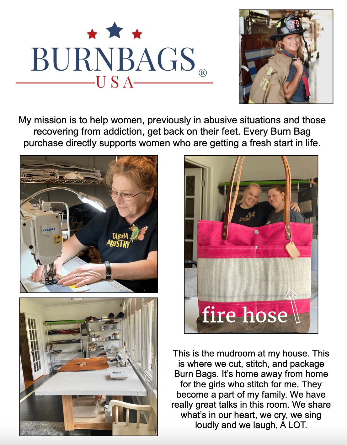 Crossbody Burn Bag-Engine Red