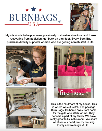 Crossbody Burn Bag-Engine Red