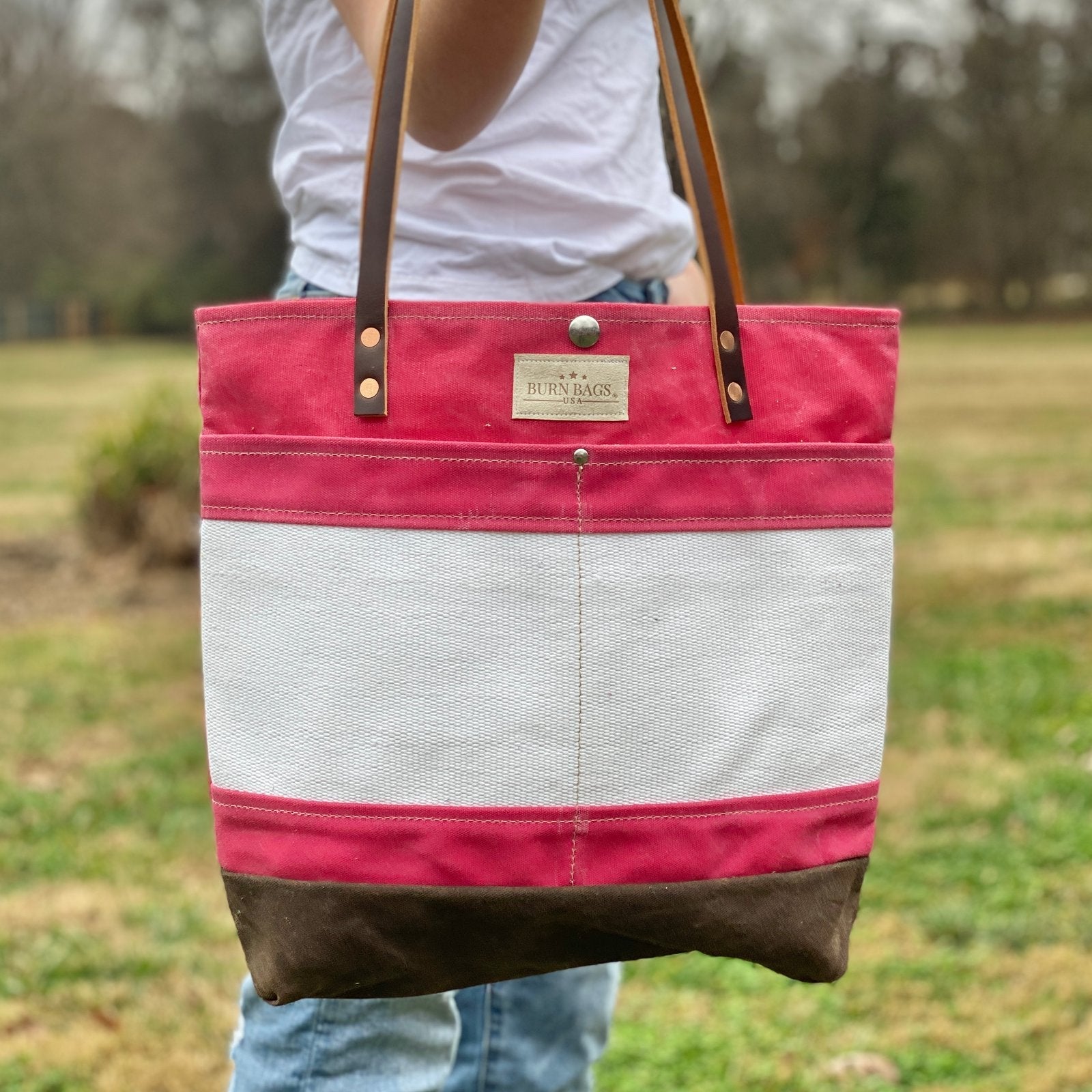 Peony Pink Classic Burn Bag