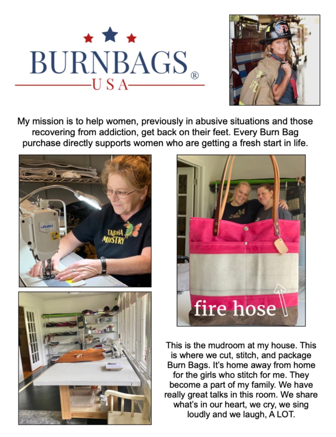 Crossbody Burn Bag- Charcoal Gray