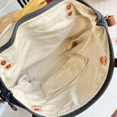 Crossbody Burn Bag- Navy