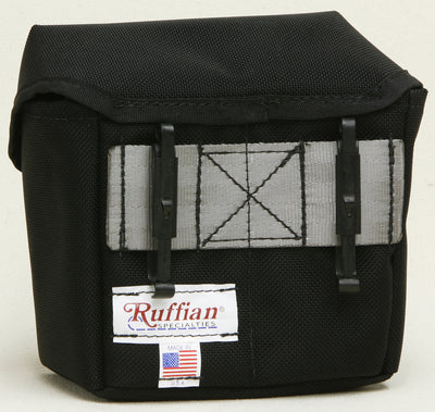 Hose Brass Pouch 2 Compartment Back - Ruffian Specialties 40-07-0055