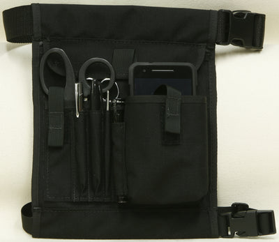 Nurse Organizer Pack with Waist Belt and Leg Strap Black - Ruffian Specialties 60-04-0005