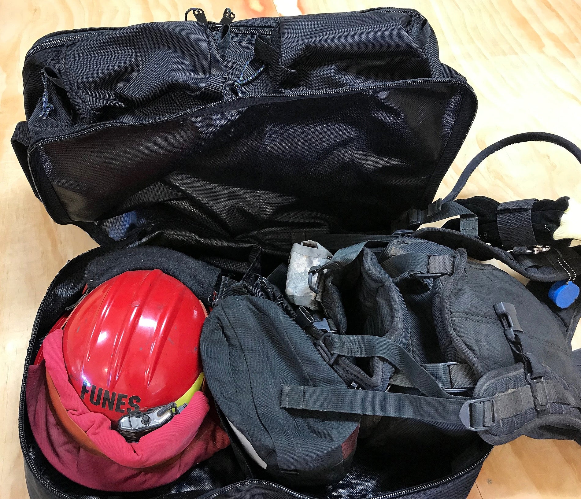 Wildland Fire Gear Bag 2 Compartment Funes Style Bottom Comp- Ruffian Specialties
